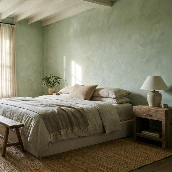Veloura applied at wall scale